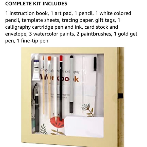 NEW Creative Lettering Calligraphy COMPLETE DIY KIT Instruction Book Bundle LOT - Picture 10 of 12